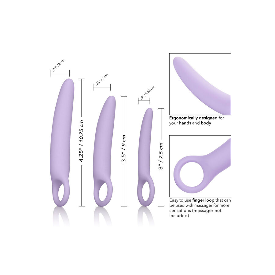 CALEXOTICS - DR LAURA BERMAN ALENA SET DI 3 DILATORI IN SILICONE - immagine 3