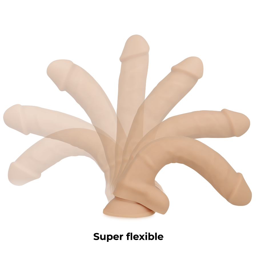 COCK MILLER - DILDO REALISTICO IN SILICONE DENSITÀ ARTICOLABILE FLESH 19,5 CM - immagine 4