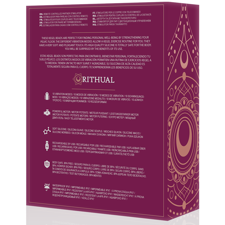 RITHUAL - NISHA SFERE KEGEL VIBRANTI RICARICABILI ORCHIDEA - immagine 7
