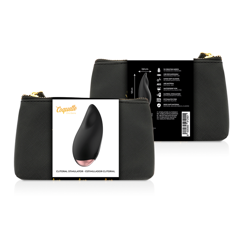 COQUETTE CHIC DESIRE - STIMOLATORE CLITORIALE NERO/ORO - immagine 7