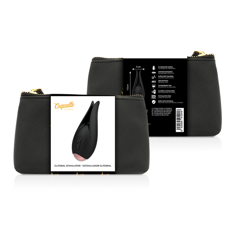 COQUETTE CHIC DESIRE - STIMOLATORE CLITORIALE NERO/ORO - immagine 2