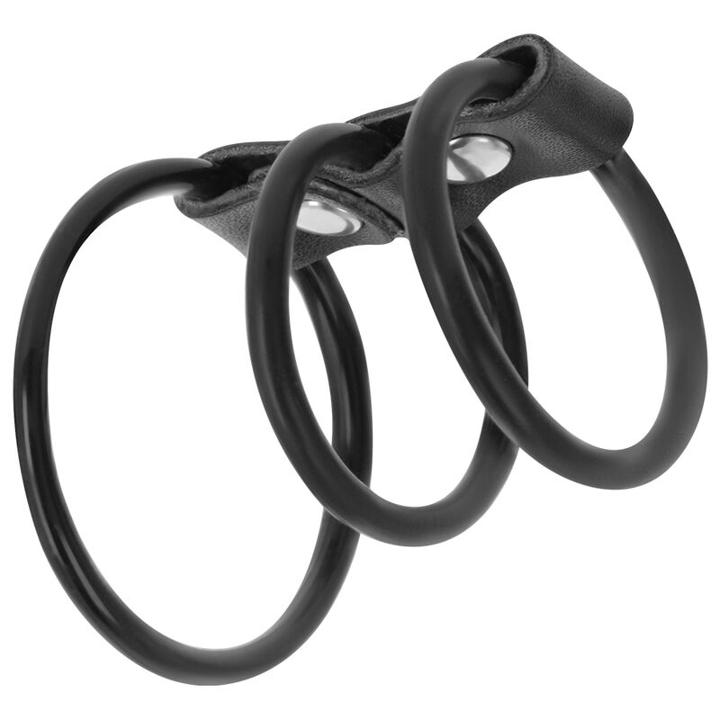 DARKNESS - SET DI 3 ANELLI PER PENE FLESSIBILI - immagine 4