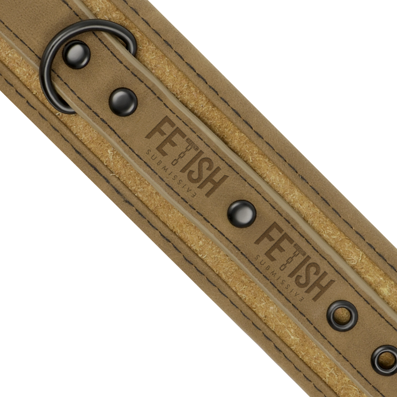 FETISH SUBMISSIVE ORIGIN - MANETTE IN PELLE VEGANA CON FODERA IN NEOPRENE - immagine 7