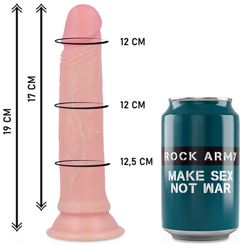 ROCKARMY - IMBRACATURA + DILDO IN SILICONE LIQUIDO PREMIUM AVENGER 19 CM -O- 3.98 CM - immagine 8