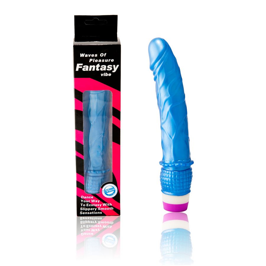 BAILE - VIBRATORE ONDE DI PIACERE 23 CM BLU - immagine 2