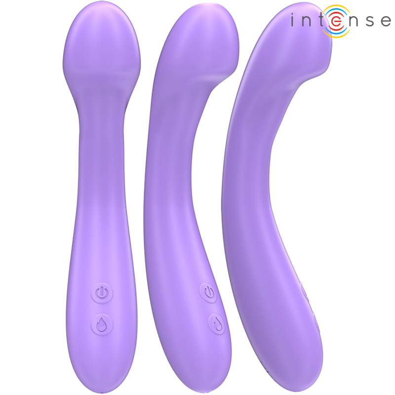 INTENSE - BECKY VIBRADOR 19 CM CALENTABLE 7 VIBRACIONES MORADO - immagine 2