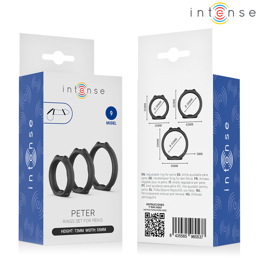 INTENSE - PETER SET DE 3 ANILLOS MODELO 9 - immagine 4