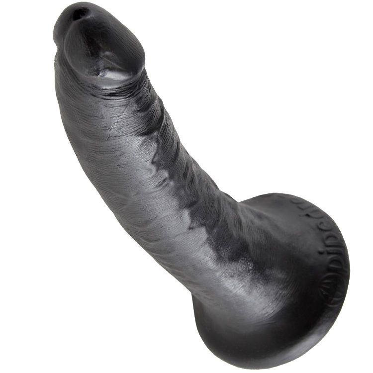 KING COCK - 7 PENE NEGRO 17.8 CM - immagine 3