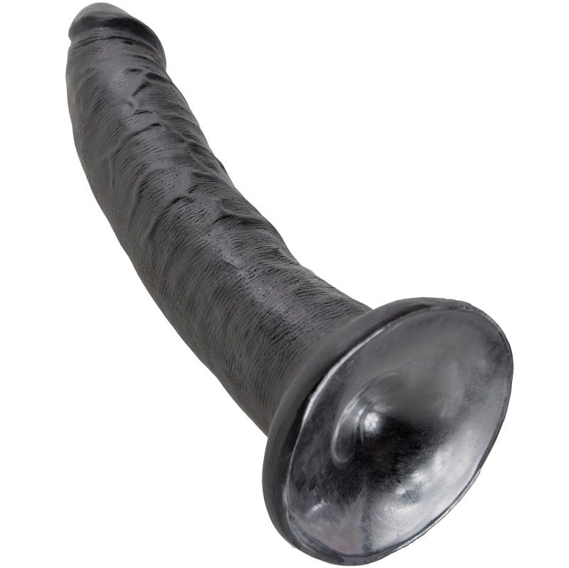 KING COCK - 7 PENE NEGRO 17.8 CM - immagine 2