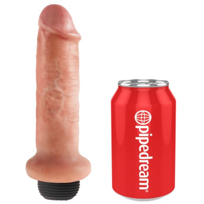 KING COCK - DILDO SQUIRTING 17.8 CM NATURAL - immagine 5