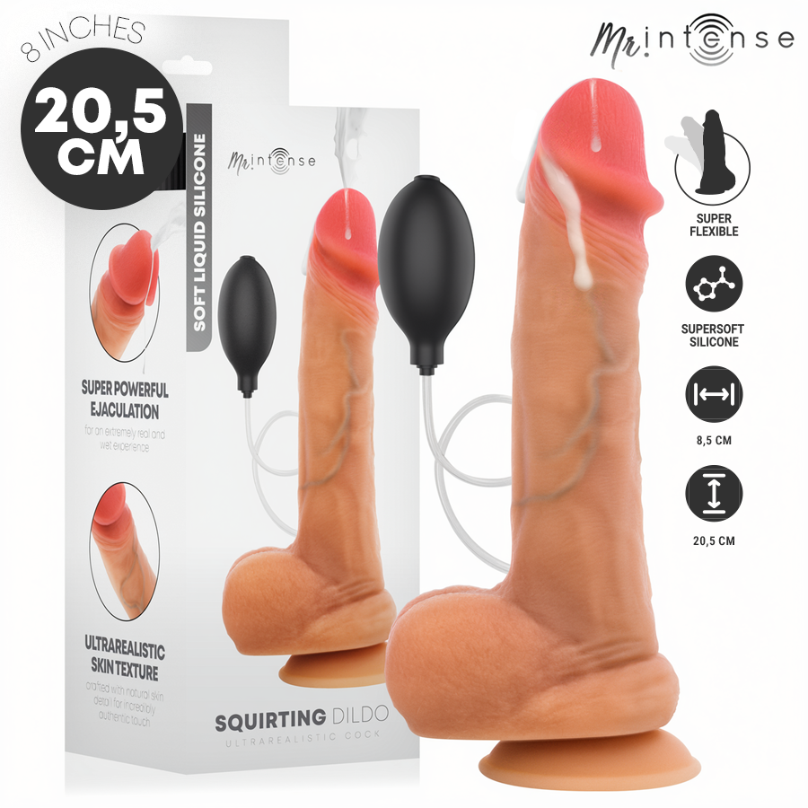 MR INTENSE - DANNY CAZZO ULTRA-REALISTICO CON TESTICOLI 20,5 CM -Ø- 4 CM