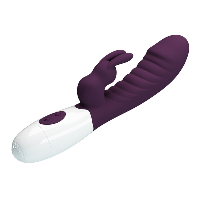 PRETTY LOVE - VIBRATORE A CONIGLIO NAUGHTY BUNNY A 30 FUNZIONI, VIOLA - immagine 2