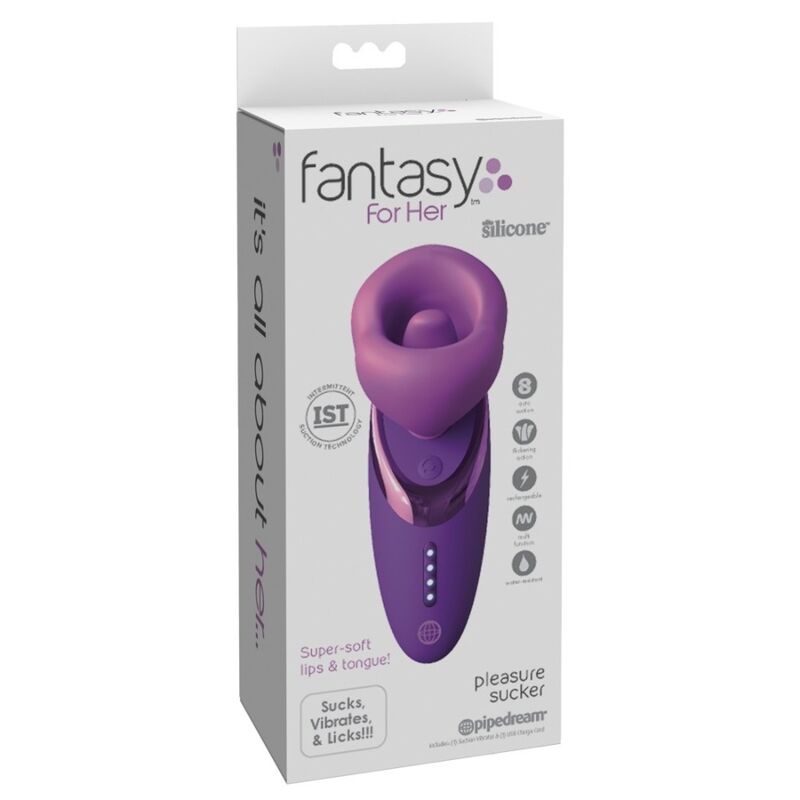 FANTASY FOR HER - VIBRATORE A SUCCHIA-PLEASURE VIOLA - immagine 8