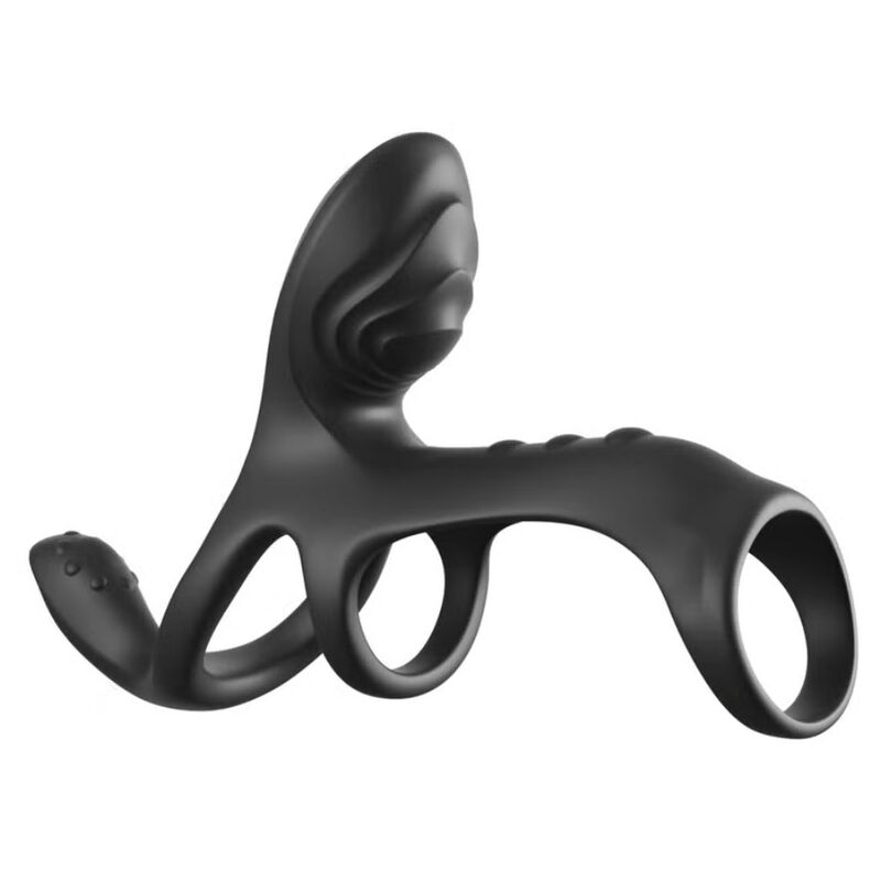FANTASY C-RINGZ - GABBIA PER COPPIE DEFINITIVA, ANELLO VIBRANTE PER PENE MAX 19,5 CM