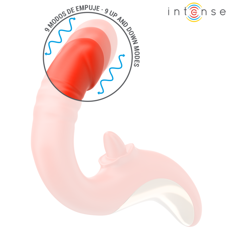 INTENSE - PAULINA VIBRATORE E STIMOLATORE A FORMA DI U ROSSO - immagine 7