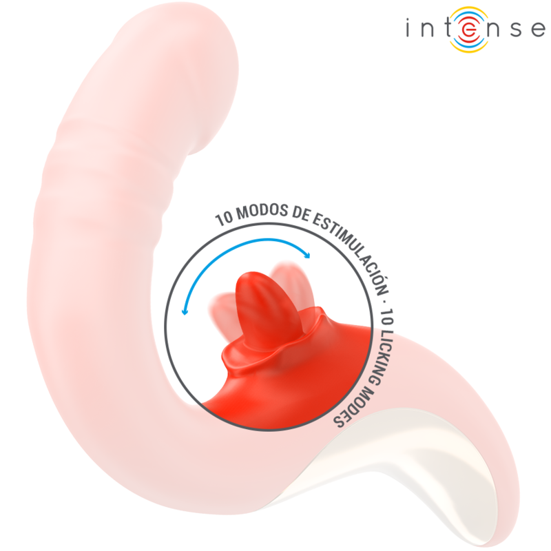 INTENSE - PAULINA VIBRATORE E STIMOLATORE A FORMA DI U ROSSO - immagine 9