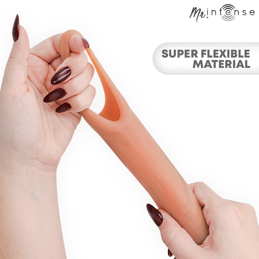 MR INTENSE - SIMON L COPRI PENE IN SILICONE 16 CM -Ø- 4,5 CM - immagine 5