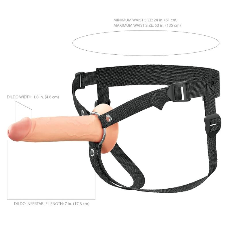 FANTASY X-TENSIONS ELITE - STRAP-ON IN SILICONE CAVO DA 17,8 CM - immagine 5