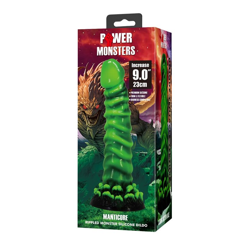 POWER MONSTERS - DILDO IN SILICONE MANTICORE FANTASY 23 CM Ø 5 CM - immagine 8