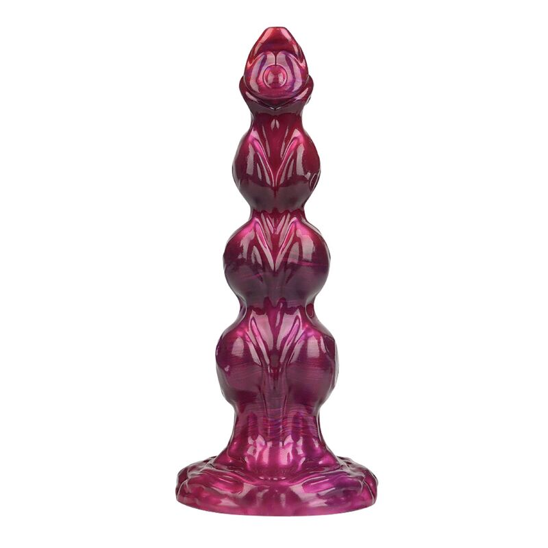 POWER MONSTERS - PRIMAL BEASTLORD DILDO IN SILICONE ROSA TRASLUCIDO FANTASY 26 CM Ø 5 CM - immagine 3