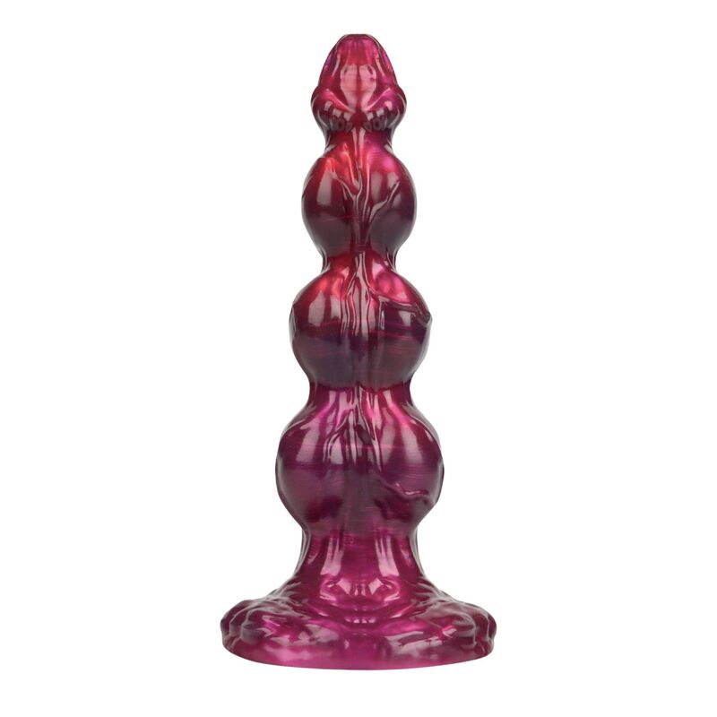 POWER MONSTERS - PRIMAL BEASTLORD DILDO IN SILICONE ROSA TRASLUCIDO FANTASY 26 CM Ø 5 CM - immagine 8