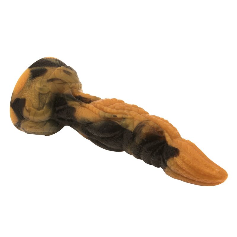 POWER MONSTERS - TIRANNOSAURO BICOLORE FANTASY DILDO IN SILICONE 20,5 CM Ø 5 CM - immagine 2