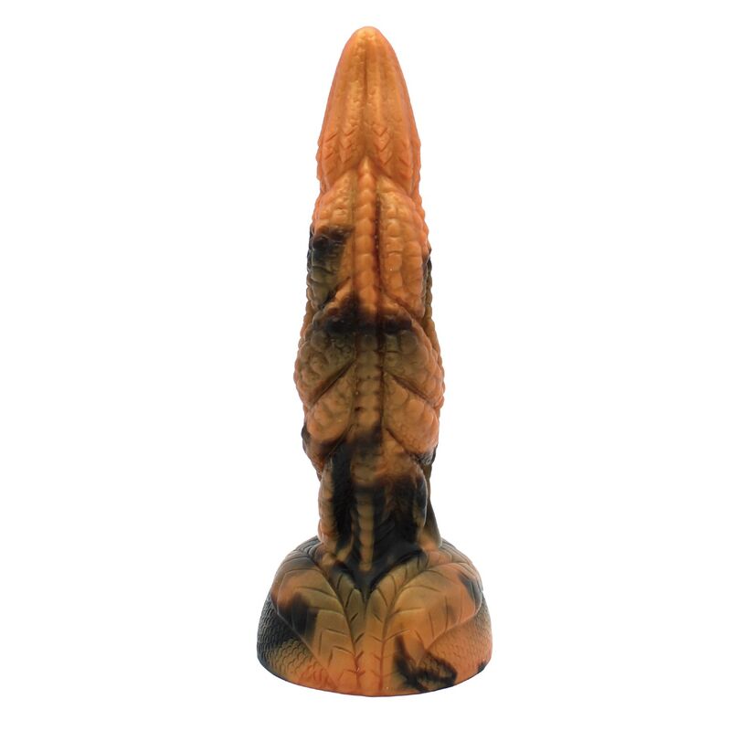 POWER MONSTERS - TIRANNOSAURO BICOLORE FANTASY DILDO IN SILICONE 20,5 CM Ø 5 CM - immagine 4